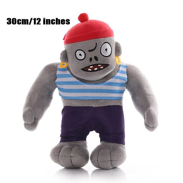 1kpl Plants Vs Zombies -lelut 30cm täytetty pehmonukke Con 5