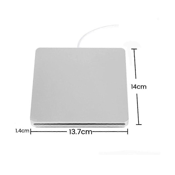 Ulkoinen DVD-asema USB 2.0 Kannettava CD DVD +/-RW-asema DVD-poltin kannettavalle Pro Air Windows 7/8/10 -käyttöjärjestelmille