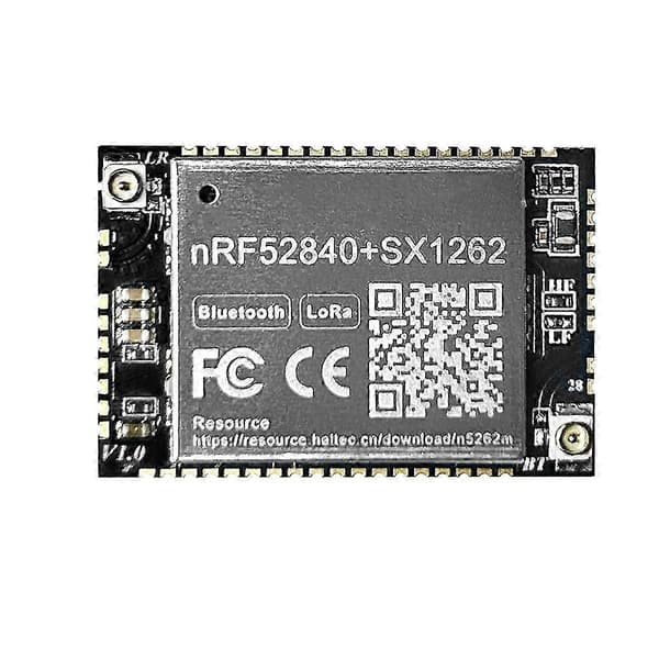 N5262m Lorawan Modul Til Nrf52840+sx1262 9ua Lav Effekt Til -ide Platformlo Micropython 863-928mhz