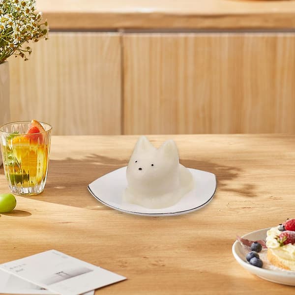Kattemælkepudding Silikoneform Geléskål Kage Hvid Kold Ispulver för Jelly pudding mousse