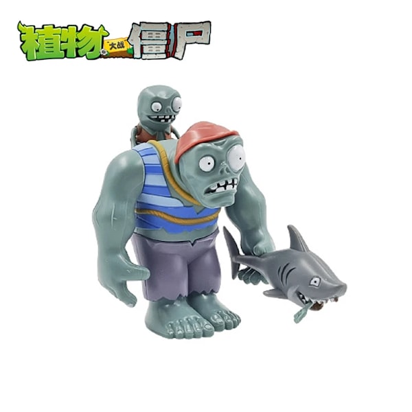 Stora Äkta Plants vs. Zombie Leksaker 2 Komplett Uppsättning Pojkar Mjuka Silikon Anime Figur Barn Dockor Jul Födelsedagspresenter 1pcs with opp bag