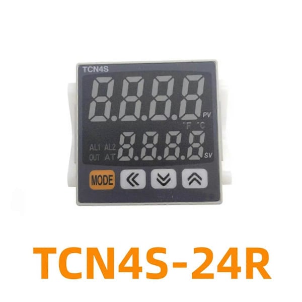 TCN4S-24R Ny Digital Intelligent Temperaturkontroller Sensor Dubbel Display Reläutgång