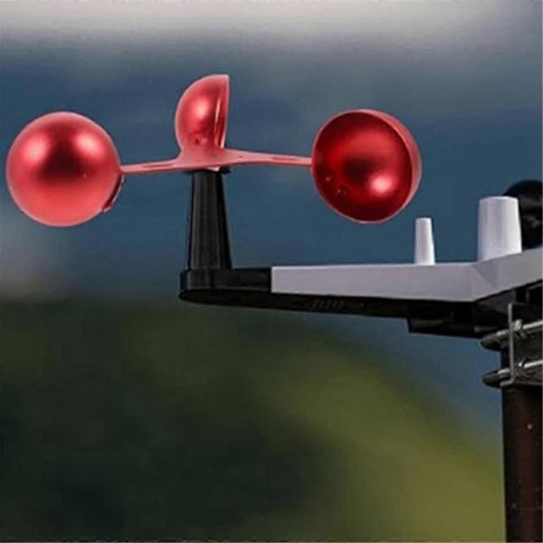 Anemometer Vindhastighetsmätare Anemometer Anemometer Aluminiumlegering Vindhastighetskalkylator med Tre-Kopps Anemometer