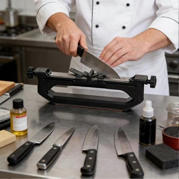 Præcisionsknivslibersystem - 25 graders vinkelguide til køkken Knife sharpener 1pcs