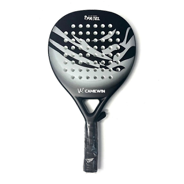 Padelracket Strandtennis Kolfiber EVA Yta Tennisracket med Padleväska