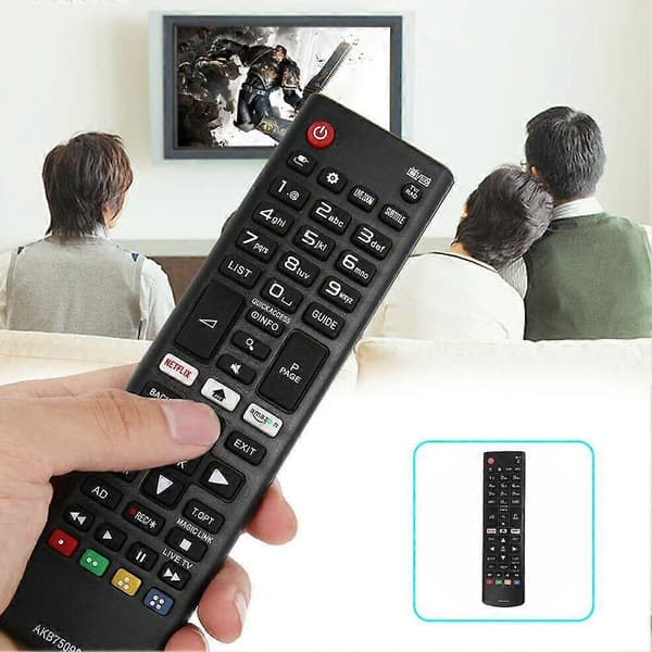 Fjernkontroll for TV Erstatningsfjernkontroll for Smart TV2%C-Hot DE E5T0