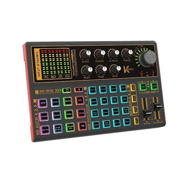 SK300 Mixer Ryste Live Udstyr Engelsk Version Mobiltelefon Computer USB Ekstern Multi-Functio