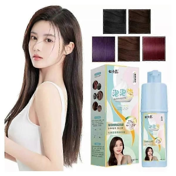 Qiweitang Hårfarveshampoo, Farveshampoo Hårfarve Qiweitang Grape Purple