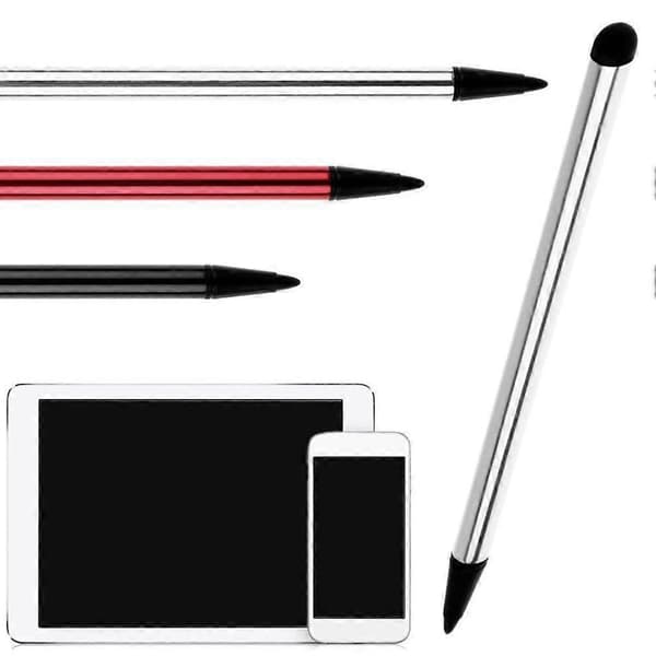 Touch Screen Stylus Pen - Kapacitiv & Resistiv Dobbelt Spids - Universal Tablet Telefon red