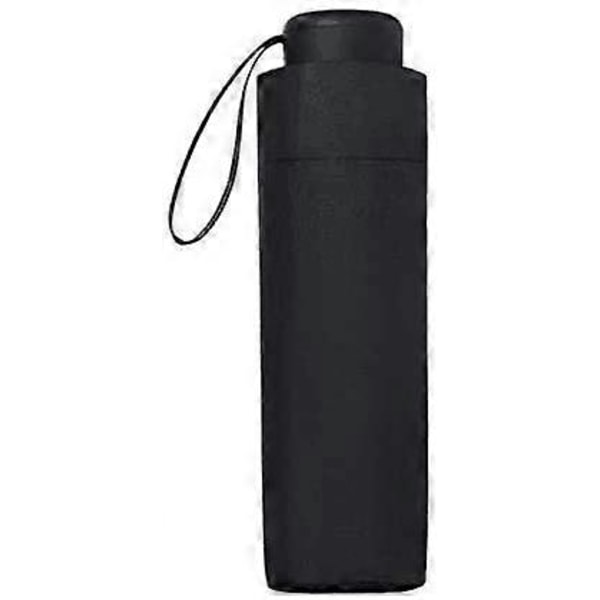 Foldbar Paraply, Mini Solparaply, Lomme Paraply & Rejseparaply, Ultralet Mode Kompakt Bærbar Anti-UV, Ideel til Rygsæk/Lomme