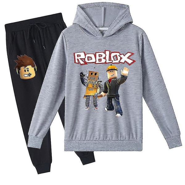 Roblox Hupparisetti Lasten Lämpökerrasto Painettu Huppari red 110cm