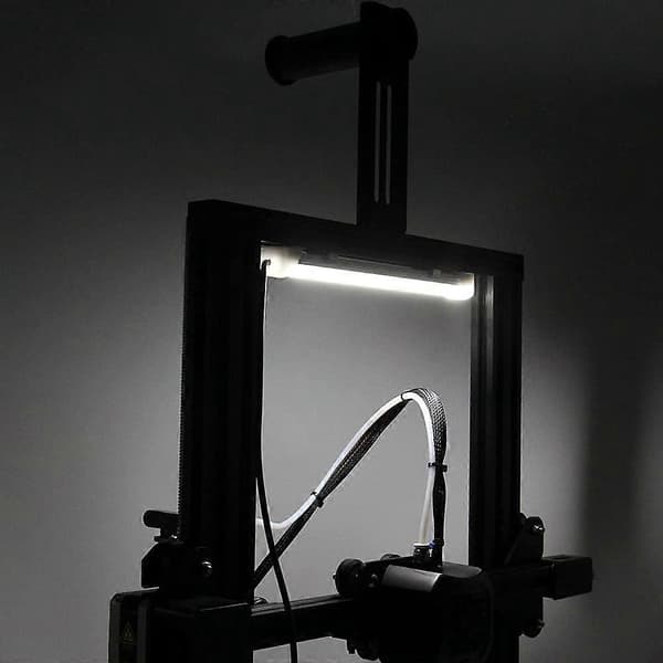 Oppgradering 24V 4.5W Hvit LED Lyslist for 3D Printer Parter 3/Ender3 Pro /3V2/5,-10/10S Nattlys
