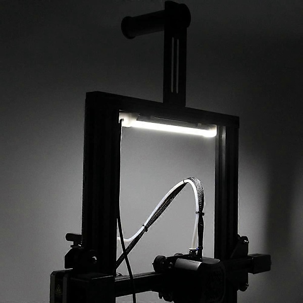 Uppgradering 24V 4.5W Vit LED-ljusramp för 3D-skrivare Parter 3/Ender3 Pro /3V2/5,-10/10S Nattlampa