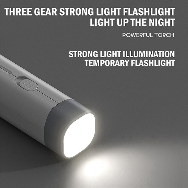 Ladattava lukuvalaisin Taskulamppu Aarre Monitoiminen 800mah Led Korkea Näyttö Silmienhoito D