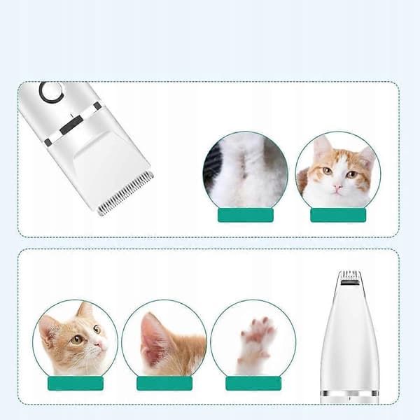 Clipper til Hunde Katte Dyr Elektrisk Trådløs Stærk