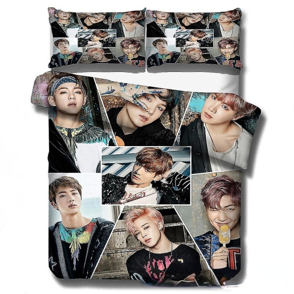 Wish Bts Big Collection Vuodevaatteet Neliosainen kodintekstiili cover Q D 173x218 three-piece set