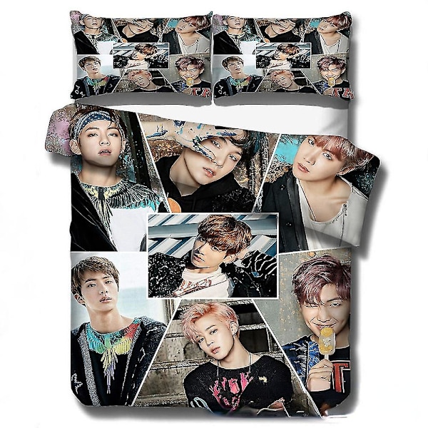 Wish Bts Stor Kolleksjon Sengetøy Fire-delt Hjemmetekstil Dynetrekk Q D 140x210 two-piece set