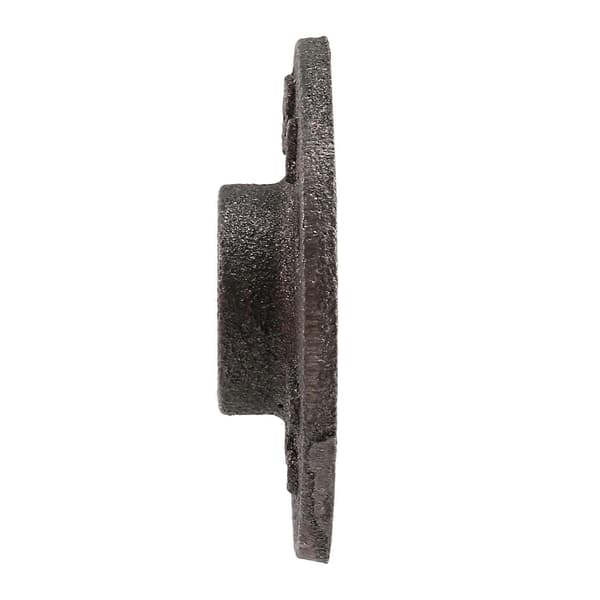 1/2 tomme Svart Støpejern Rørfittings Gulvflens BSP Gjenget