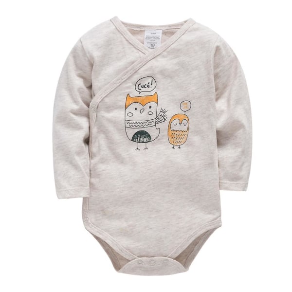 Beibei pyjamas ren bomull mjuk 0-12m baby 2/3/4 stycken Watermelon red 6-9M