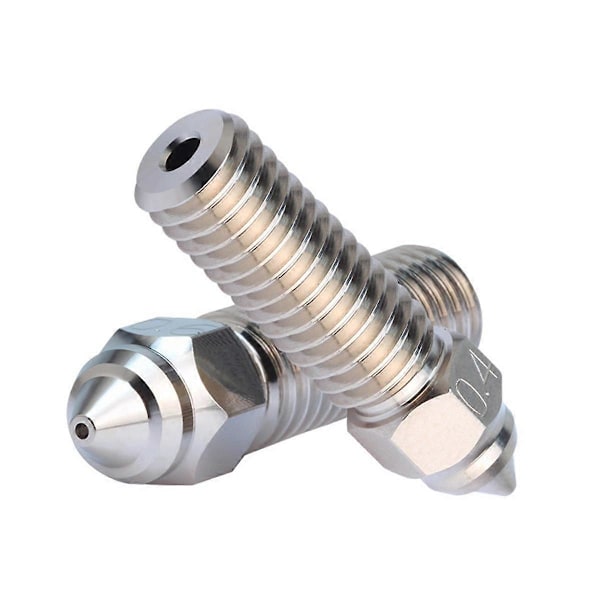 Til K1, K1 Max Printer High Flow Dyser 0.4mmx2Stk/0.6mmx2Stk/0.8mmx1Stk/1mmx1Stk 6Stk i alt