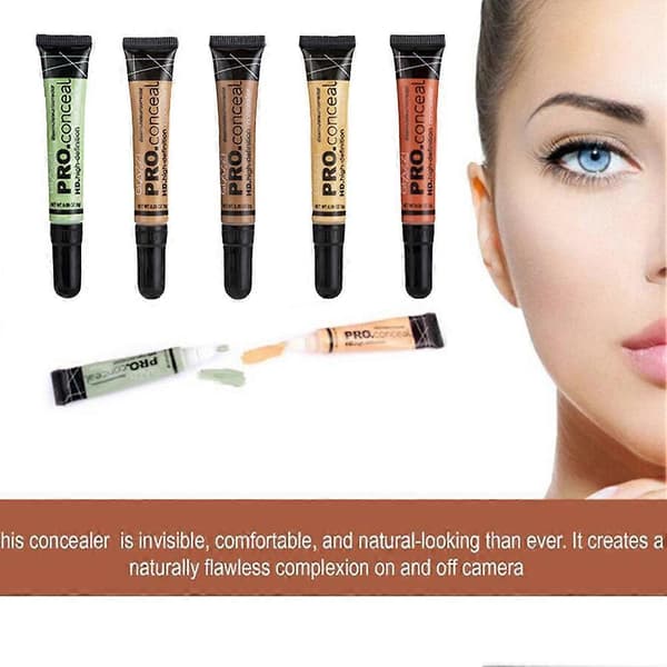 Makeup Mat Concealer Høj Dækkeevne Flydende Vandfast Foundation Og Concealer GC991