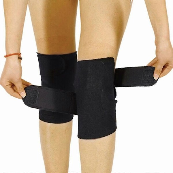 Knämassageapparat, Värme Knäskydd Knäortos Fysioterapi för Artrit Muskelsmärta Lindring