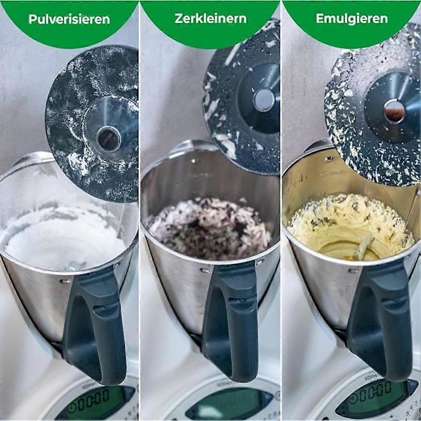 Stänkskydd för TM31 Cylinderformat stänkskydd som effektivt hackar, blandar och finfördelar mat