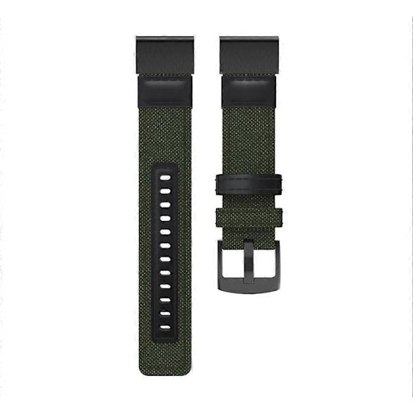 Passer til Fenix 5 Quick Release nylonrem Fenix 7 Easy Quick Release rem, grønn