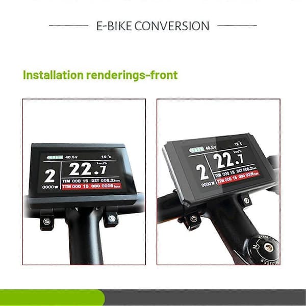 Displayhållare Fäste Elektrisk Cykelsystem Displayfäste för Ebike KT LCD 3 LCD3U LCD8H LCD8H
