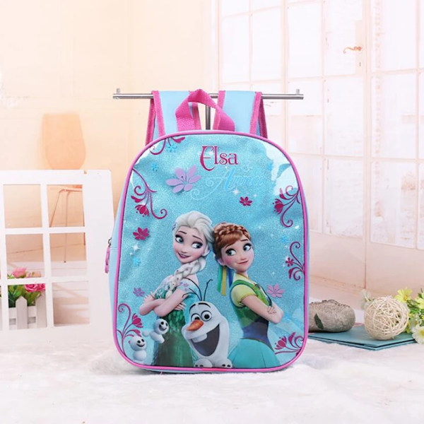 Spider-Man Barnskolväska Disney Frozen Elsa Princess Ryggsäck 3 Delar/Set Förskola Tecknad Skolväska only backpack1