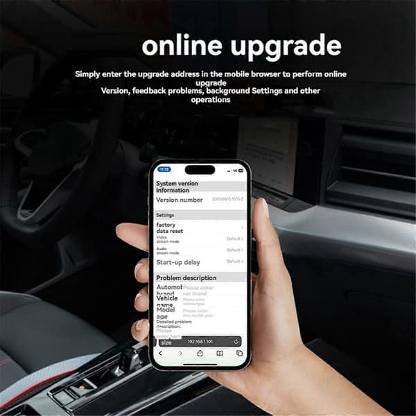 4-in-1 Langallisesta langattomaan Carplay AI Box Android Auto -sovellukselle