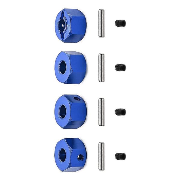 RC Bil Opgradering Hex Connector 12MM Kit til MINI RC Bil Tilbehør Blå
