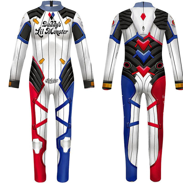 Barn Halloween Morsom Kostyme Gutt Jente 3D Trykk Body Cool Barn Cosplay Jumpsuits style 5 S