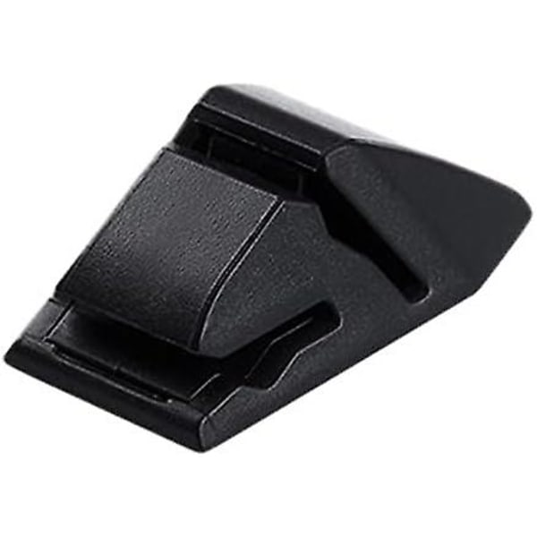 6 stk. Multifunktionel Kort Billet Holder Auto Bil ID Klips Instrumentbræt Dør Selvklæbende Klips Sort Bil Styling Bil Organisering