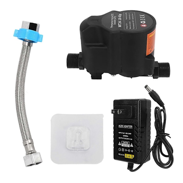 Vannrykksforsterkerpumpe Automatisk Induksjon Lavt Støy Dusjforsterkerpumpe for Baderom DC24V