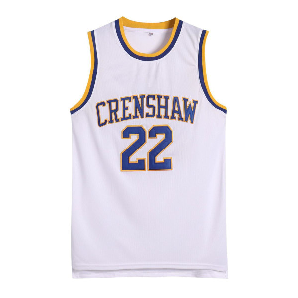 Crenshaw High School Tröja Broderad Retro Tröja Sommar Basketuniform NO.22 XL