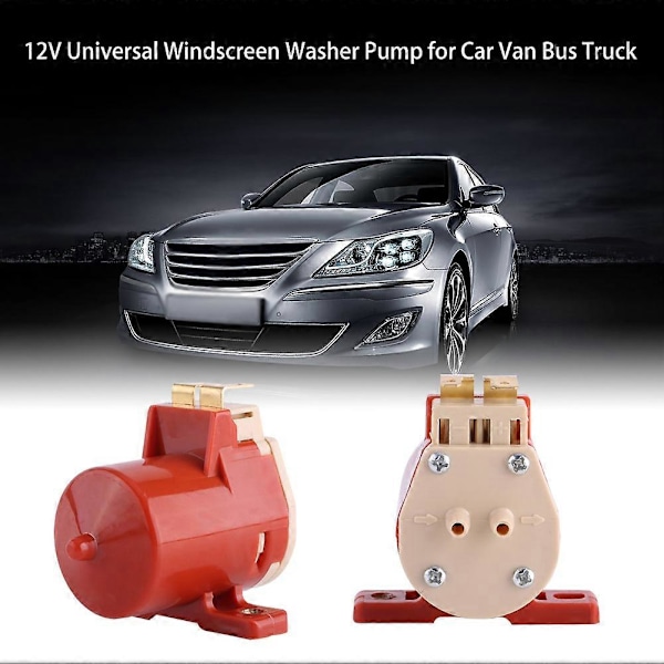 Universal Vindrutetvättpump för Bil, Van, Buss, Lastbil
