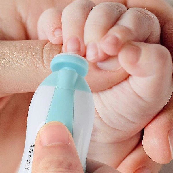 Elektrisk negleklipper for baby, for nyfødte til småbarns tær og fingernegler ED[