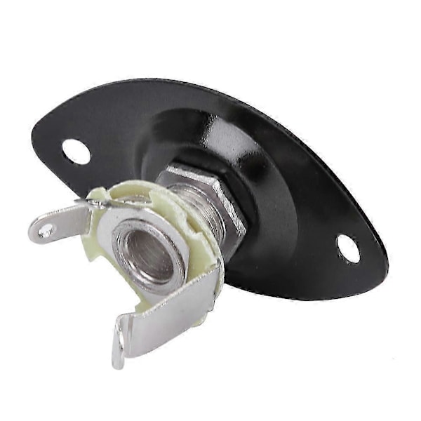 1/4 Tommers Gitar Utgang Inngang Jack Plugg Sokkel 6.35mm for Elektriske Gitarer og Basser