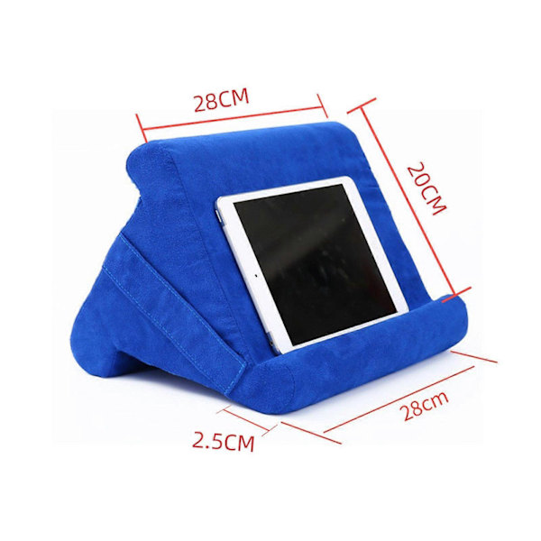 Multi-vinkel Pude Mobiltelefonholder Tablet Stand Mesh Taske Håndtag til iPad