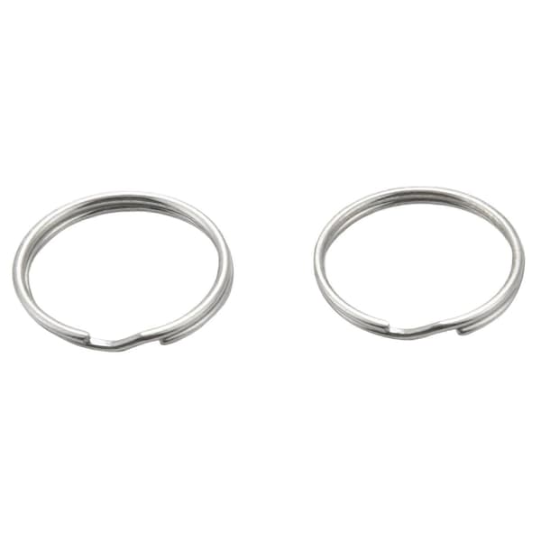 60 stk. 20 mm udvendig diameter Universal Split nøgleringe nøglekædeholdere