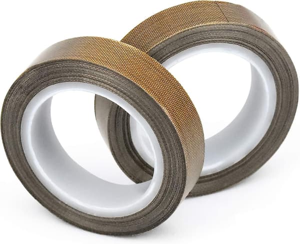 2 Rullar PTFE-tejp, Teflontejp, Högtemperaturtejp, -100 - +260 PTFE Ha