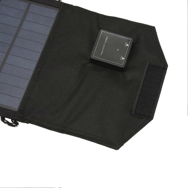 Solar Foldbar Oplader 12W Dobbelt USB Vandtæt Panel til Laptop