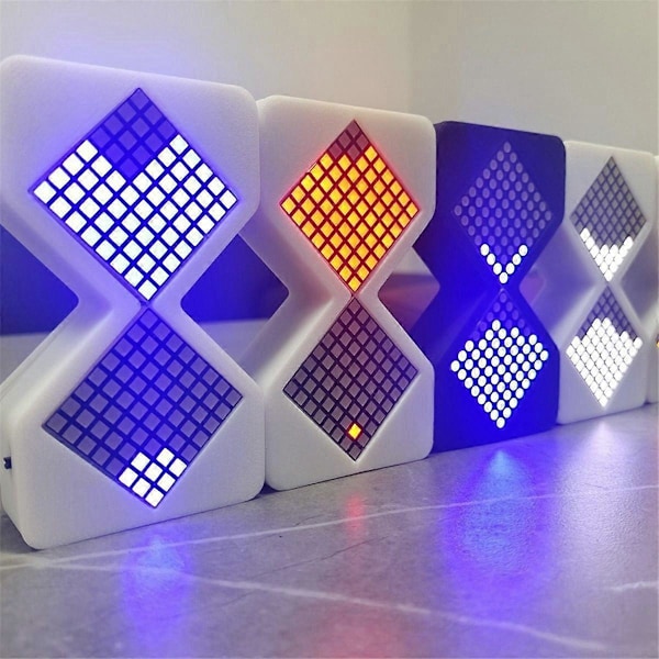 LED Elektronisk Timglas Toalett Timglas DIY Digital Sand A