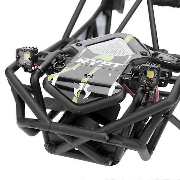 RC Bil LED Lys Frontlykt Spotlight for 1/10 RC Crawler TRX4 TRX6 Axial SCX10 90046 Wraith RR10 Re