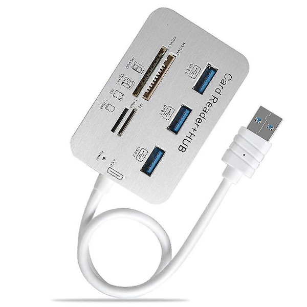 USB HUB 3.0 USB Splitter 3 Portar Extensor Multi USB Förlängning Flera 3 0 Hub SD-Kortläsare USB3.