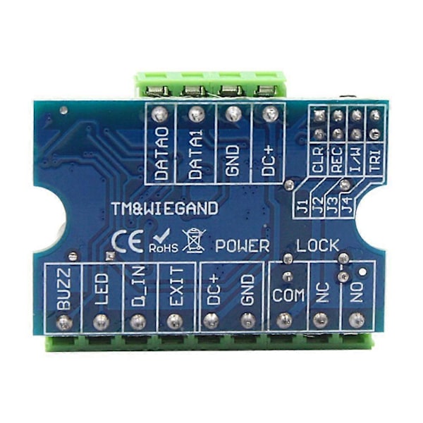 12V Åtkomstkontroller med Magnetlås Grindinträdessystem Set Touch Memory TM Reader PCB Access Con