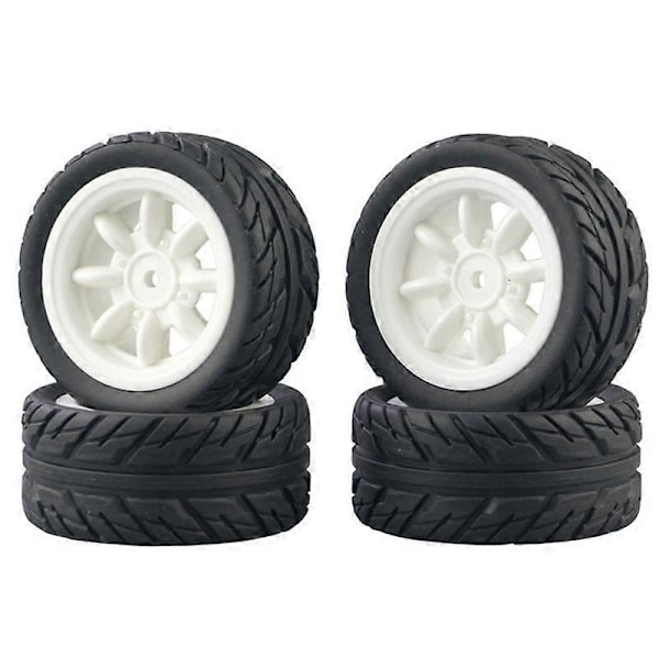 4 stk. Gummidekk for SG1603 SG1604 SG1605 UD1601 UD1602 UD1603 UD1604 1/16 RC Bil Oppgraderingsdel