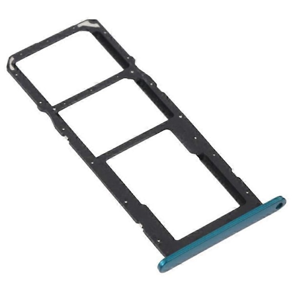 Yhteensopiva Huawei P smart 2021 / Honor 10X Lite OEM Dual SIM -kortti + TF-korttikelkan pidikkeen vaihto (ilman logoa) Green