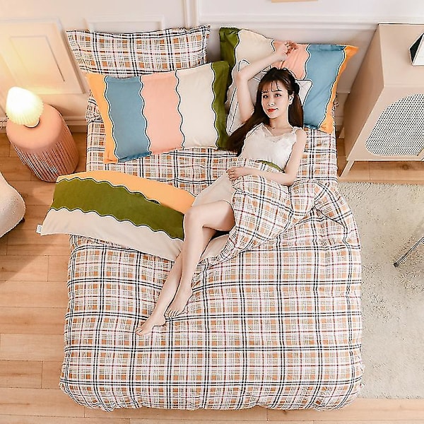 Kasvi Cashmere Söpö Paksu Neliosainen Pukusetti Q B 1.5m four-piece set